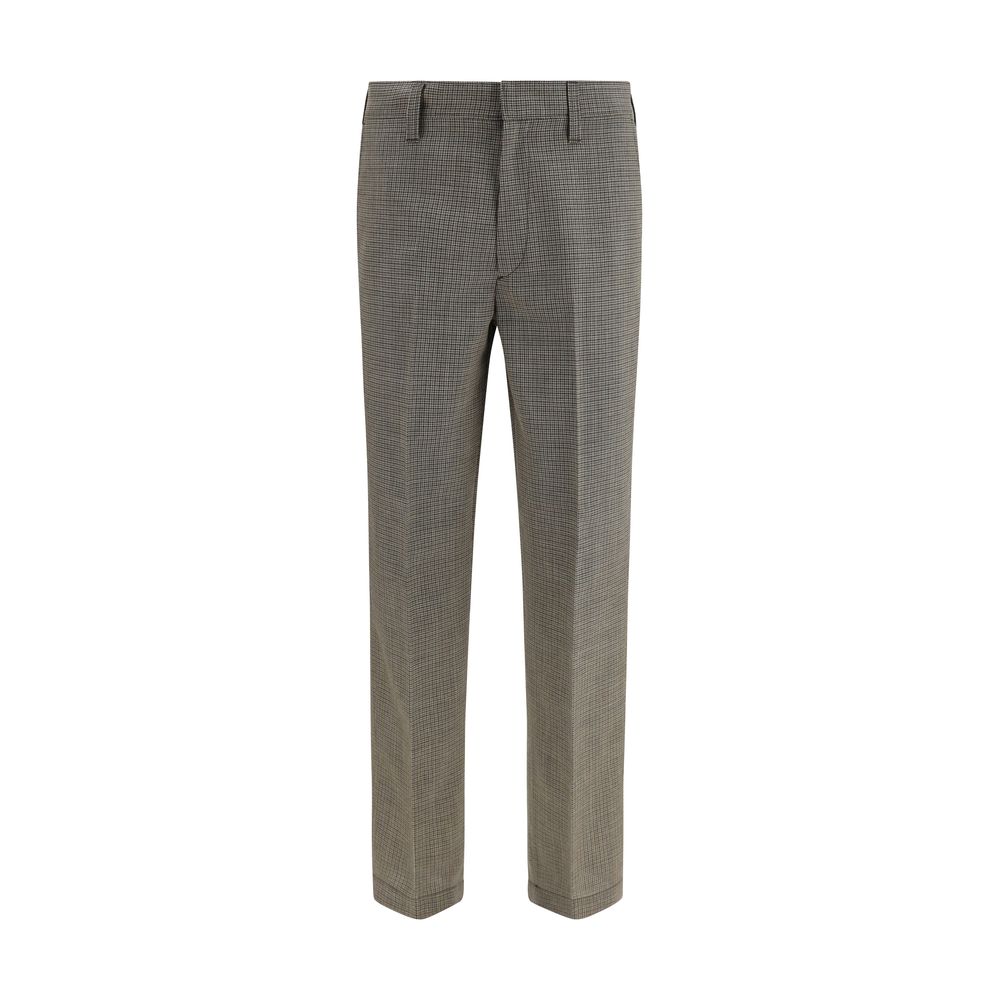 Prada Brown Wool Oves Aries Pants | Regal Royce