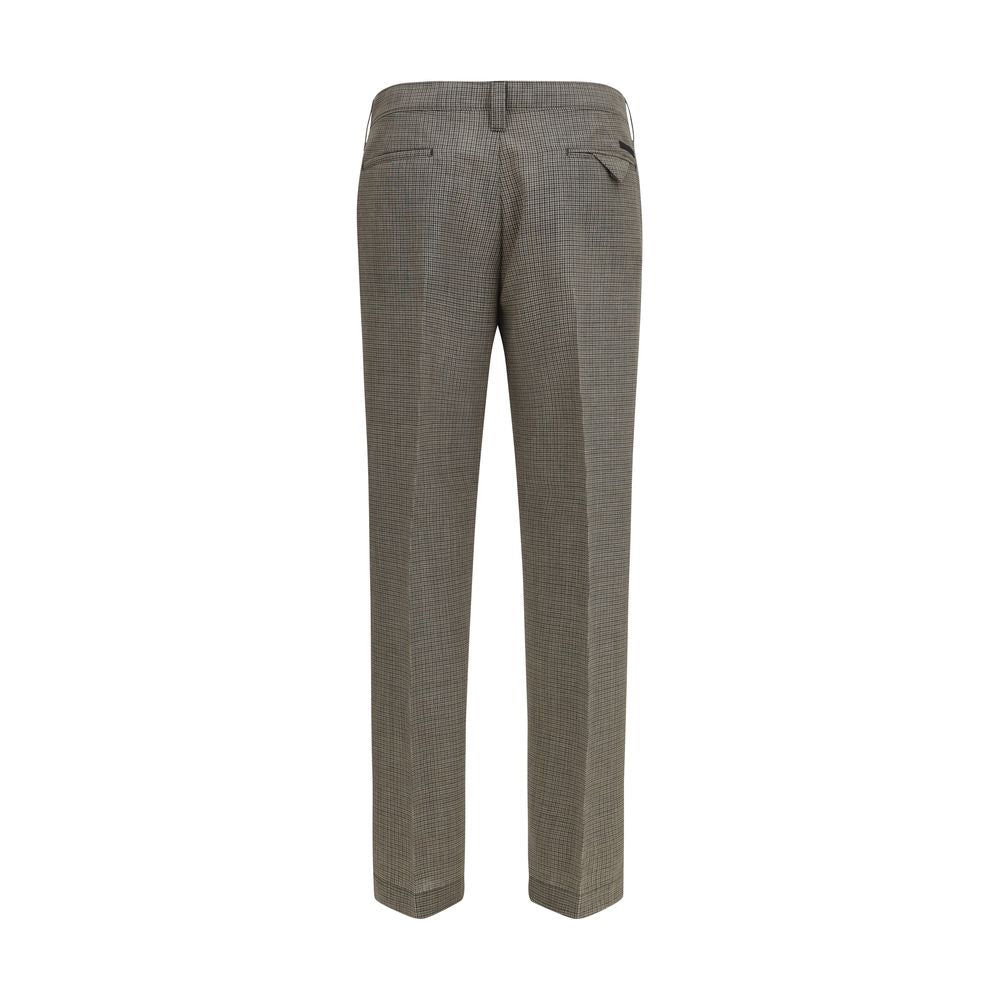 Prada Brown Wool Oves Aries Pants | Regal Royce