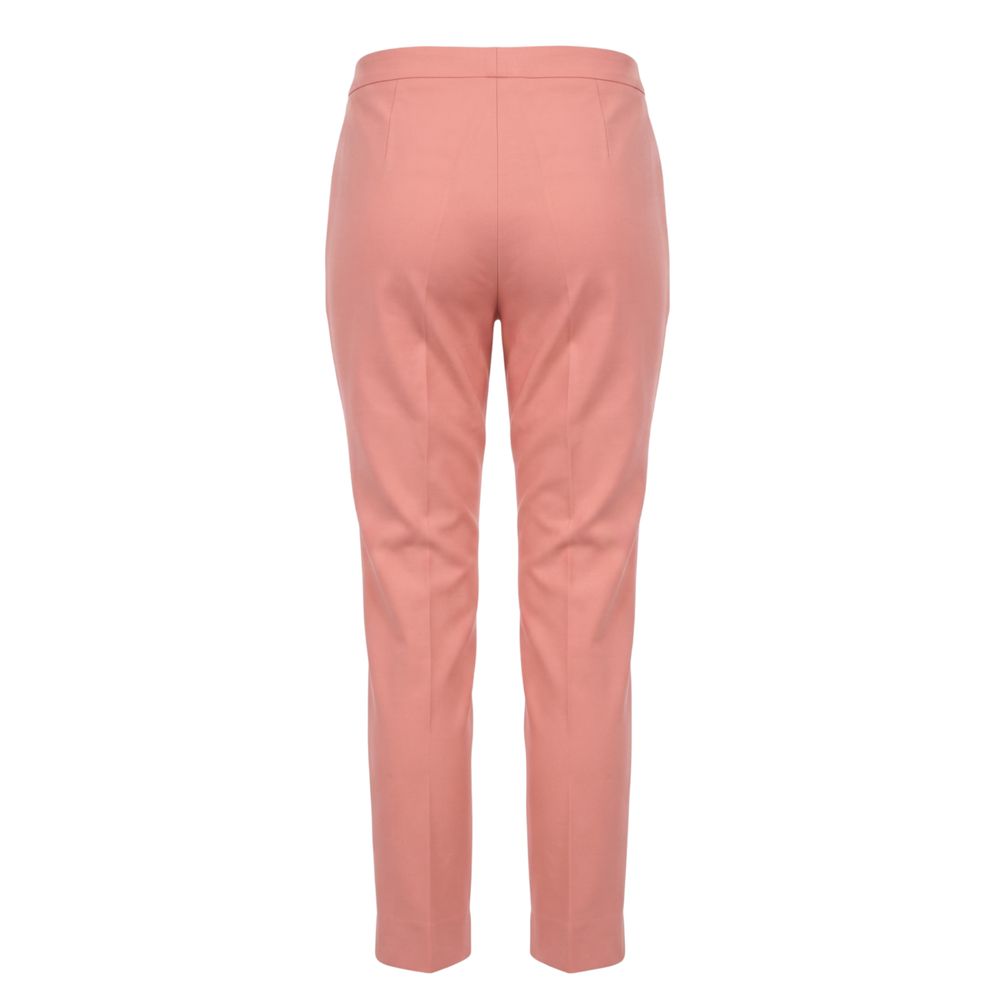 Trussardi Jeans Pink Cotton Women's Pant | Regal Royce