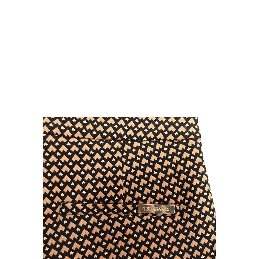 Trussardi Jeans Black Polyester Women Pant | Regal Royce