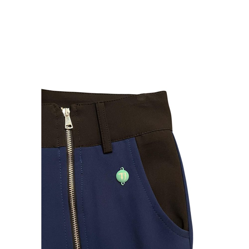 Trussardi Jeans Blue Polyester Women Pant | Regal Royce