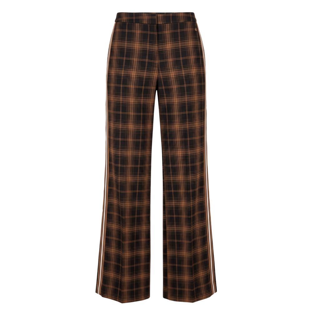 Trussardi Jeans Black Polyester Women Pant | Regal Royce