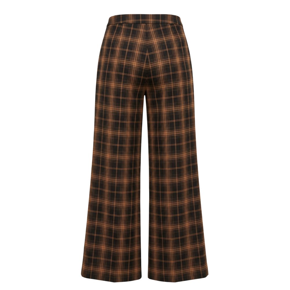 Trussardi Jeans Black Polyester Women Pant | Regal Royce