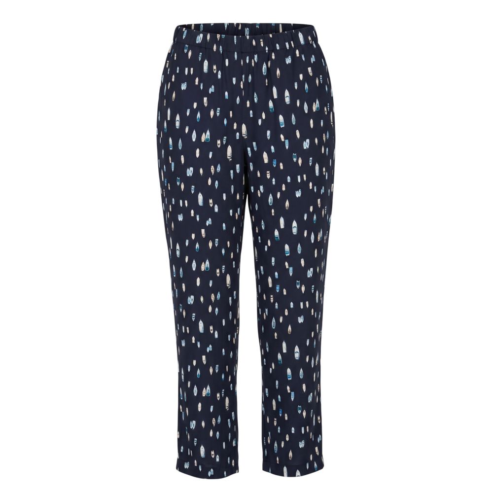 Trussardi Blue Cotton Women Pants | Regal Royce