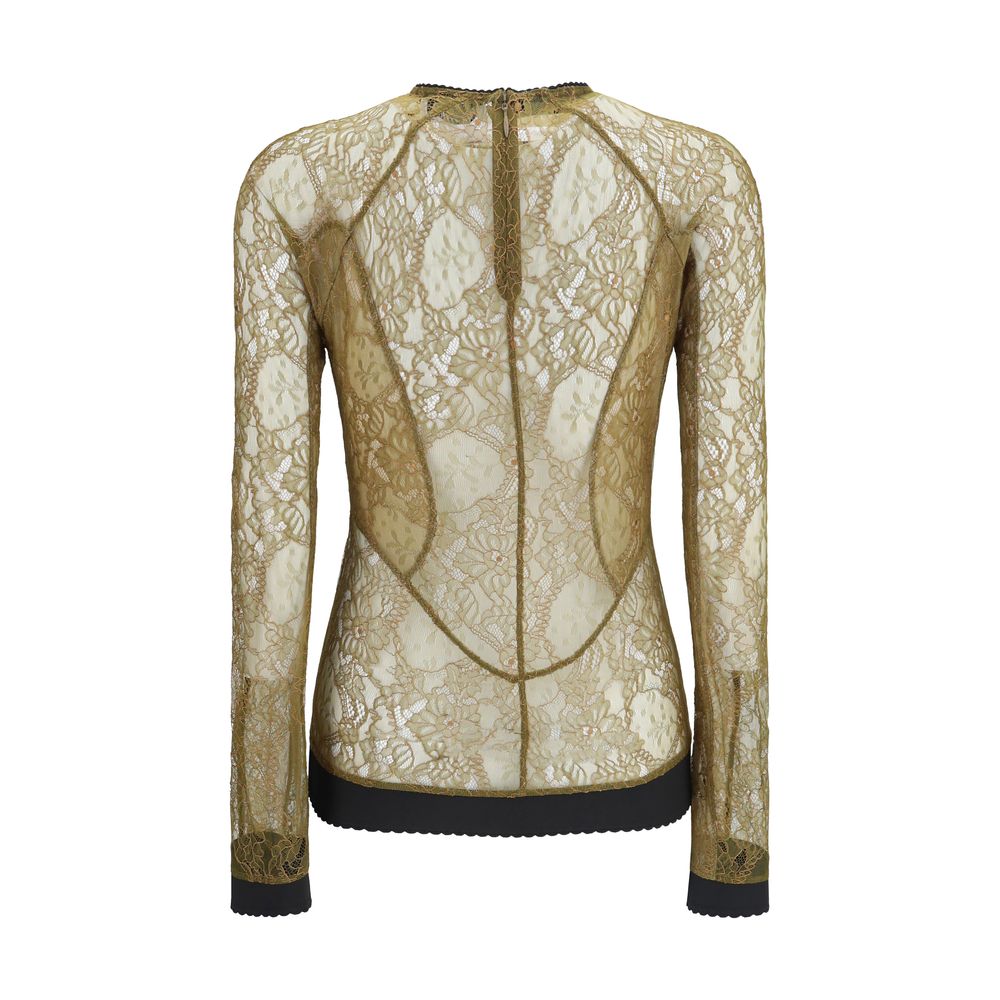 The Attico Bicolor Polyamide Blouse | Regal Royce