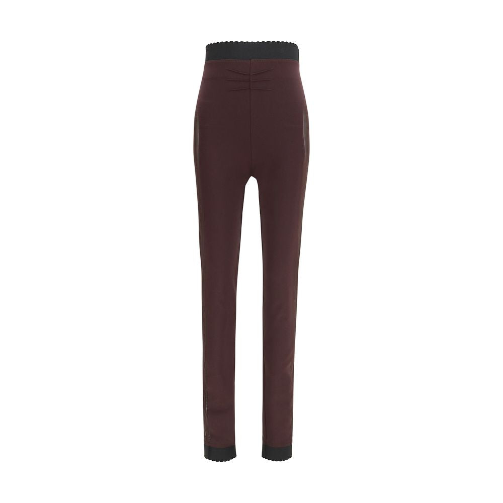 The Attico Purple Viscose Leggings | Regal Royce