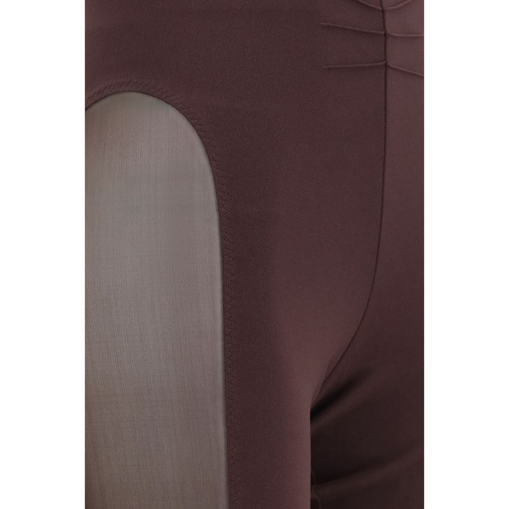 The Attico Purple Viscose Leggings | Regal Royce