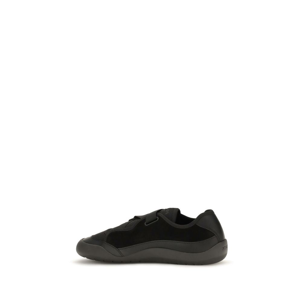 Prada Black Nylon Low Top Sneakers | Regal Royce