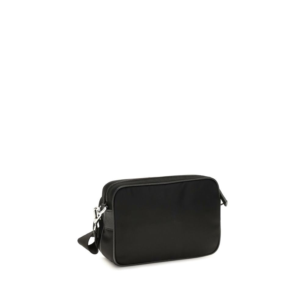 Prada Black Recycled Polyamide Shoulder Bag | Regal Royce