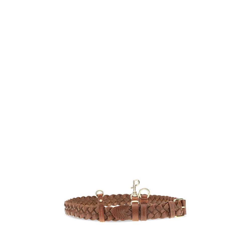 Miu Miu Brown Calf Leather Bos Taurus Regular Belt | Regal Royce