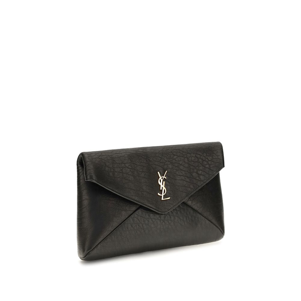 Saint Laurent Black Lamb Ovis Aries Aries Wallet | Regal Royce