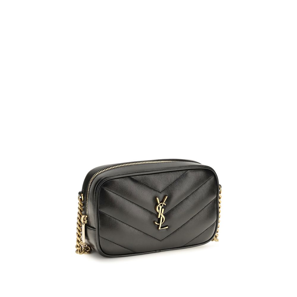 Saint Laurent Black Lamb Ovis Aries Aries Shoulder Bag | Regal Royce