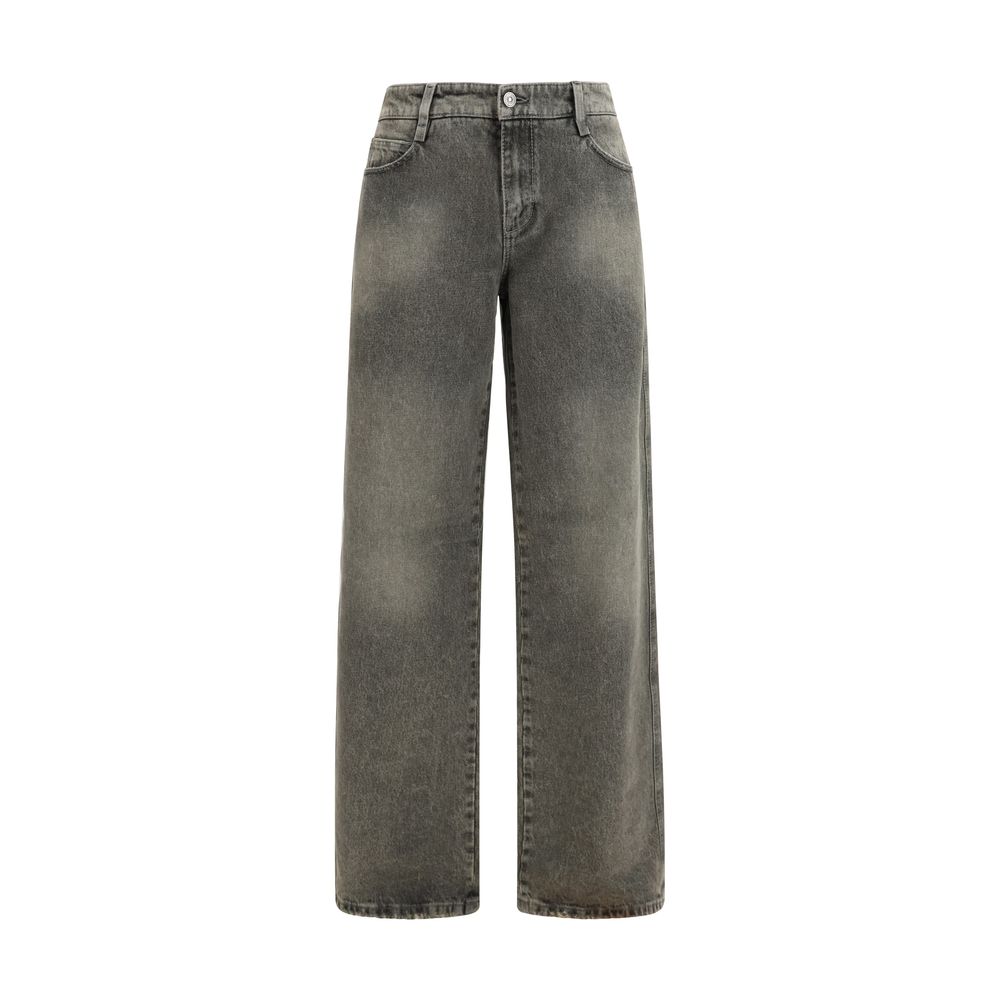 Ermanno Scervino Gray Cotton Relaxed Fit Jeans | Regal Royce