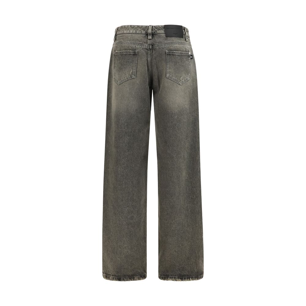 Ermanno Scervino Gray Cotton Relaxed Fit Jeans | Regal Royce