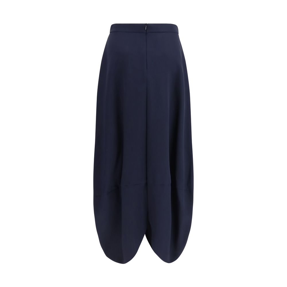 Giorgio Armani Blue Silk Long Skirt | Regal Royce