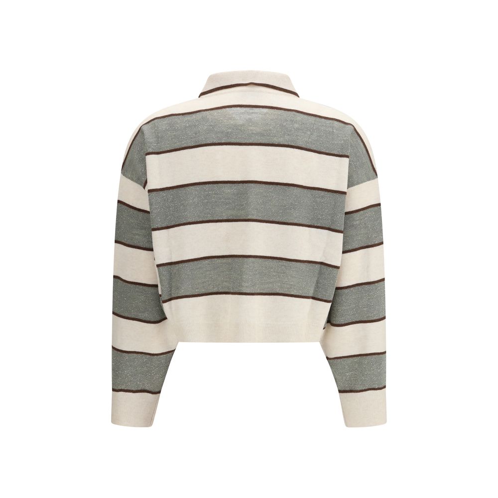 Brunello Cucinelli Multicolor Wool Oves Aries T-Shirt | Regal Royce