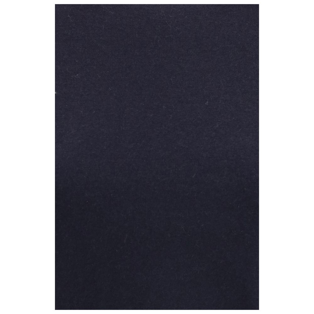 Extreme Cashmere Blue Cotton Long Sleeve T-Shirt | Regal Royce