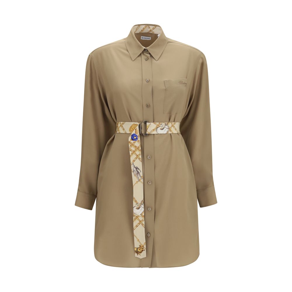 Burberry Beige Silk Casual Dress | Regal Royce
