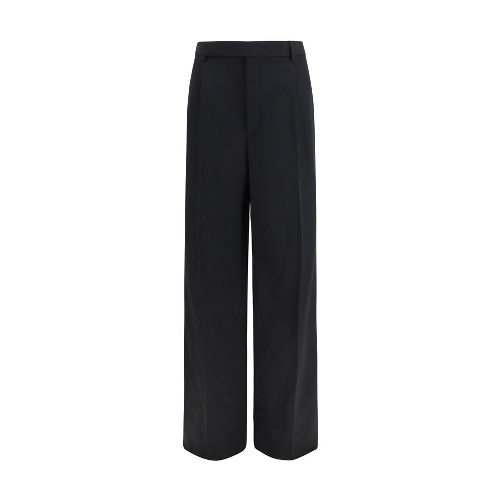Saint Laurent Black Wool Oves Aries Dress Pants | Regal Royce