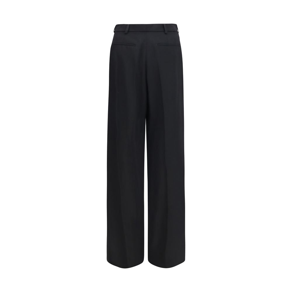 Saint Laurent Black Wool Oves Aries Dress Pants | Regal Royce