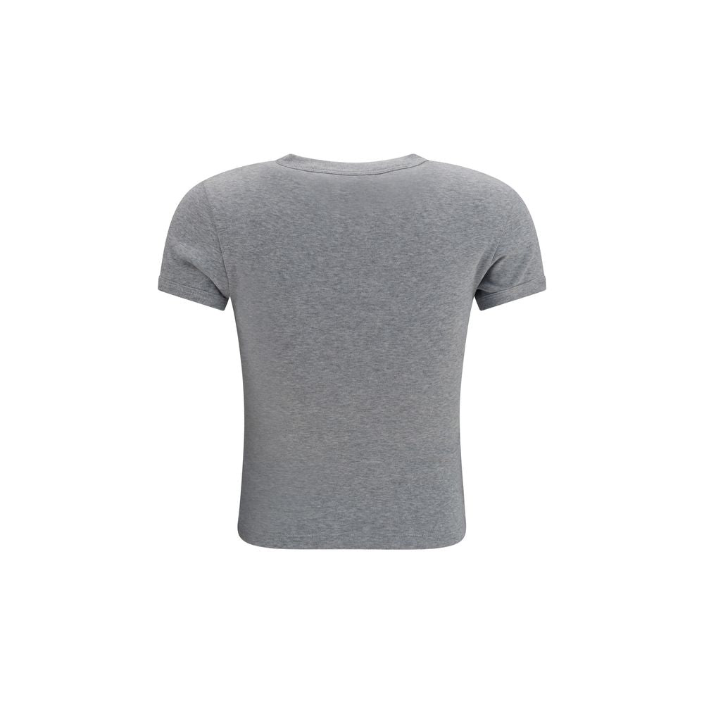Saint Laurent Gray Cotton T-Shirt | Regal Royce