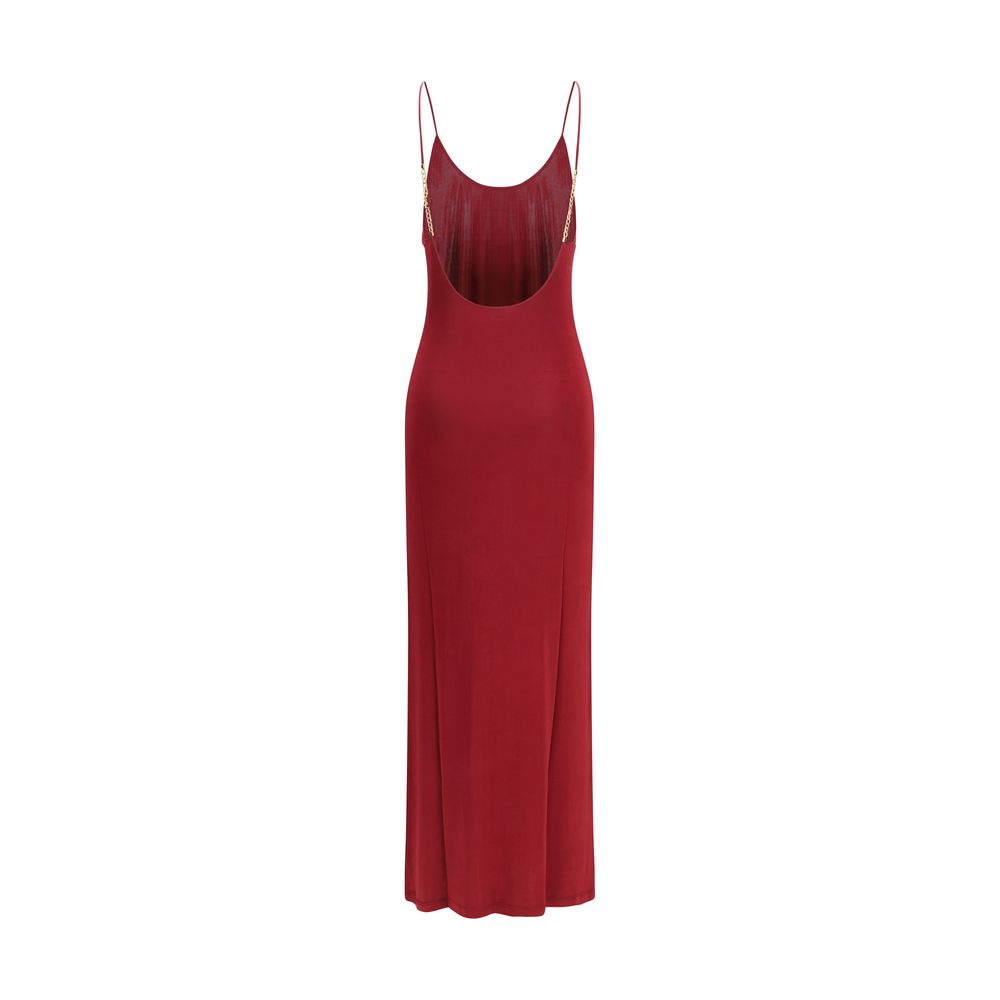 Saint Laurent Bordeaux Viscose Casual Dress | Regal Royce