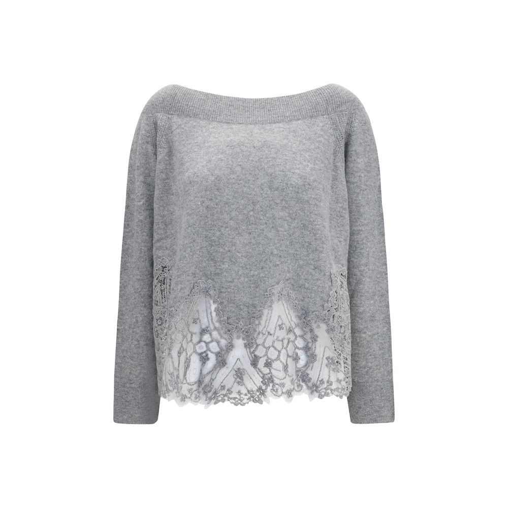 Ermanno Scervino Gray Cashmere Sweater | Regal Royce