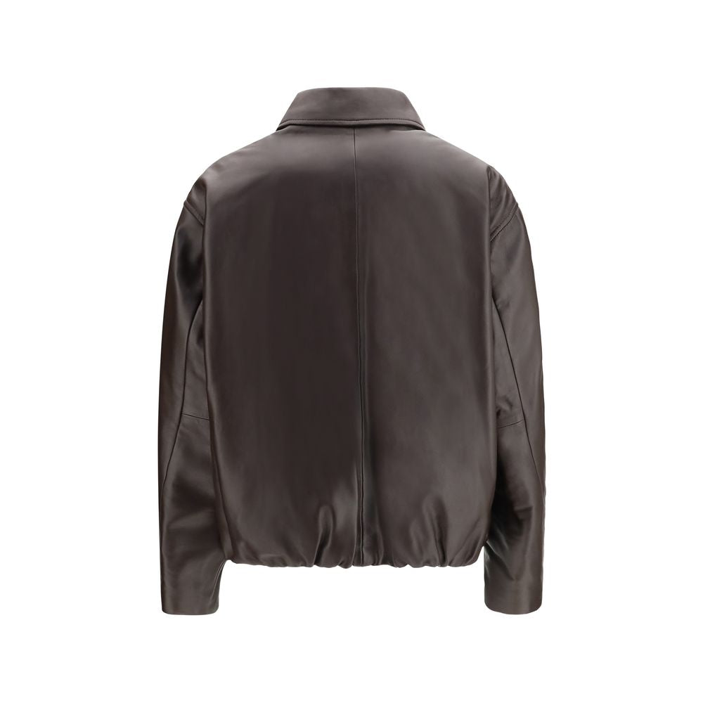Arma Brown Leather Bomber | Regal Royce