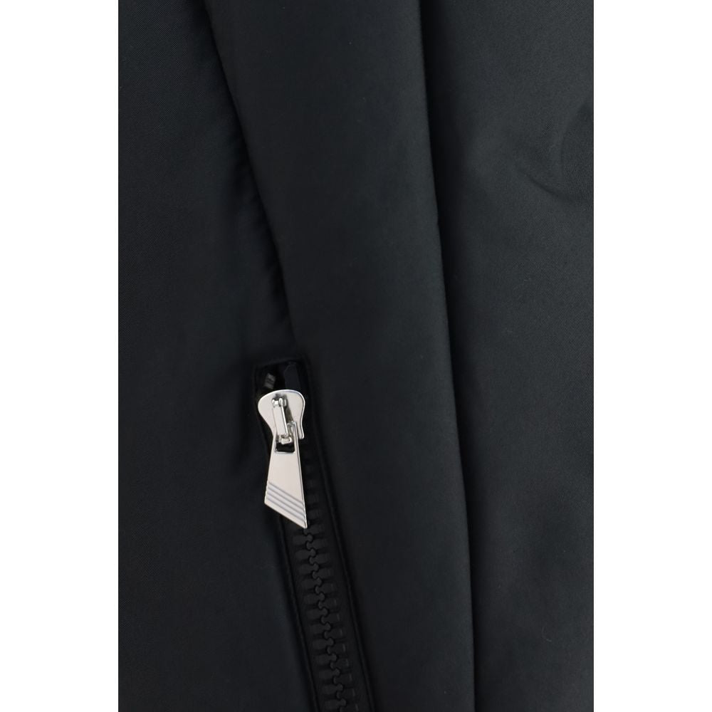 The Attico Black Cotton Full-Length Jacket | Regal Royce