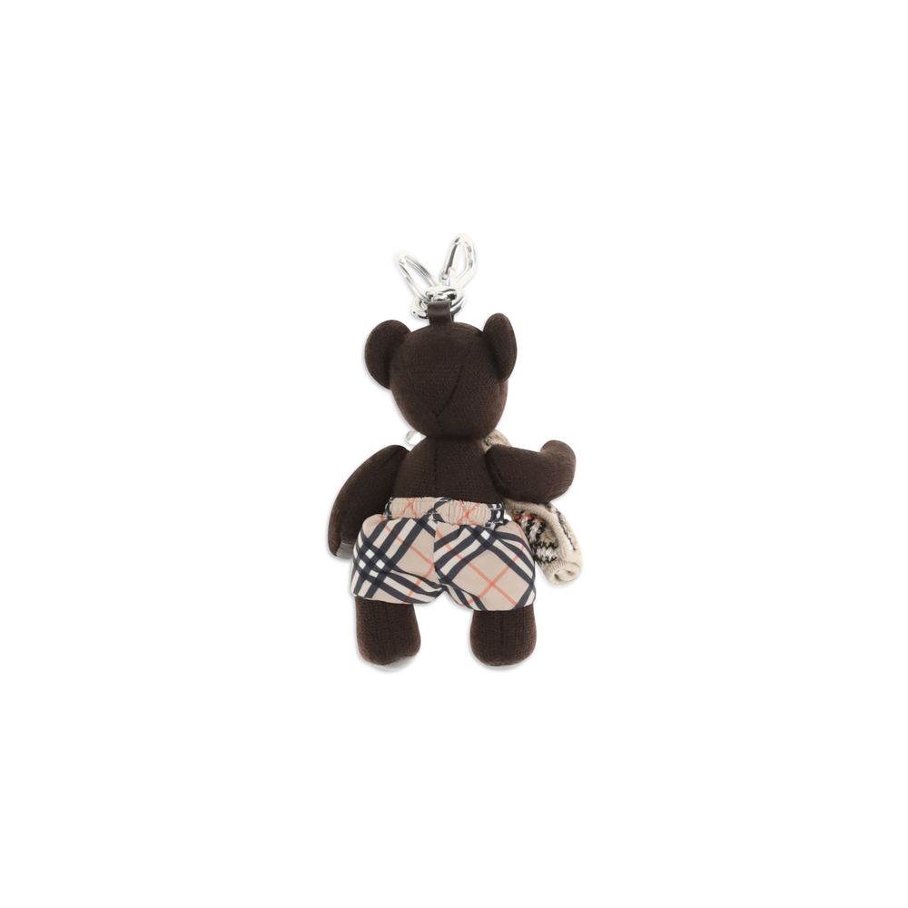 Burberry Brown Wool Oves Aries Keychain | Regal Royce