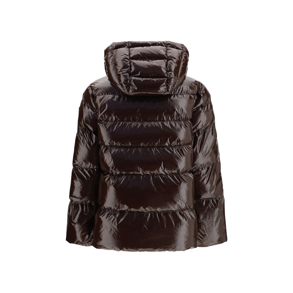 PINKO Brown Polyamide Full-Length Jacket | Regal Royce