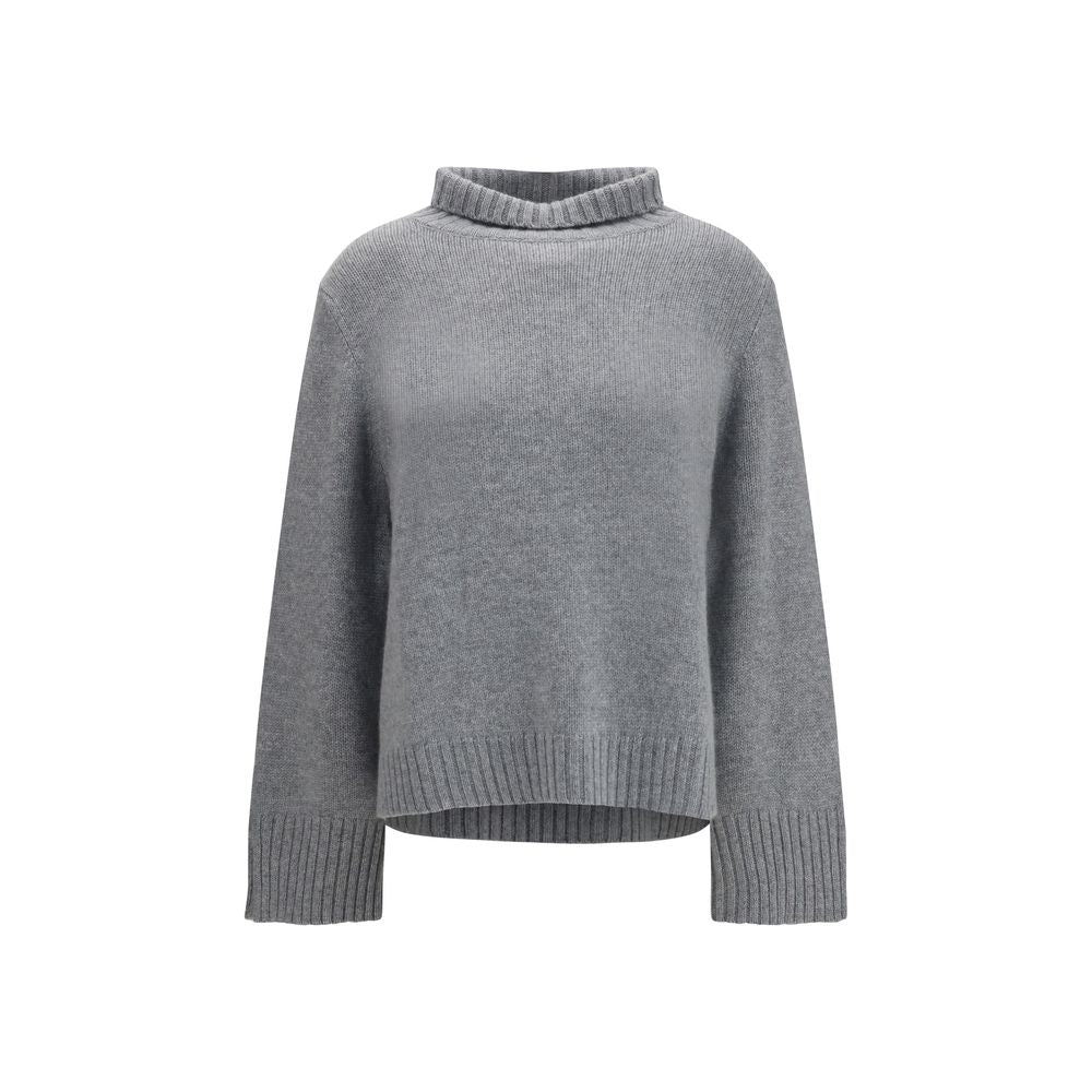 Allude Gray Cashmere Turtleneck | Regal Royce