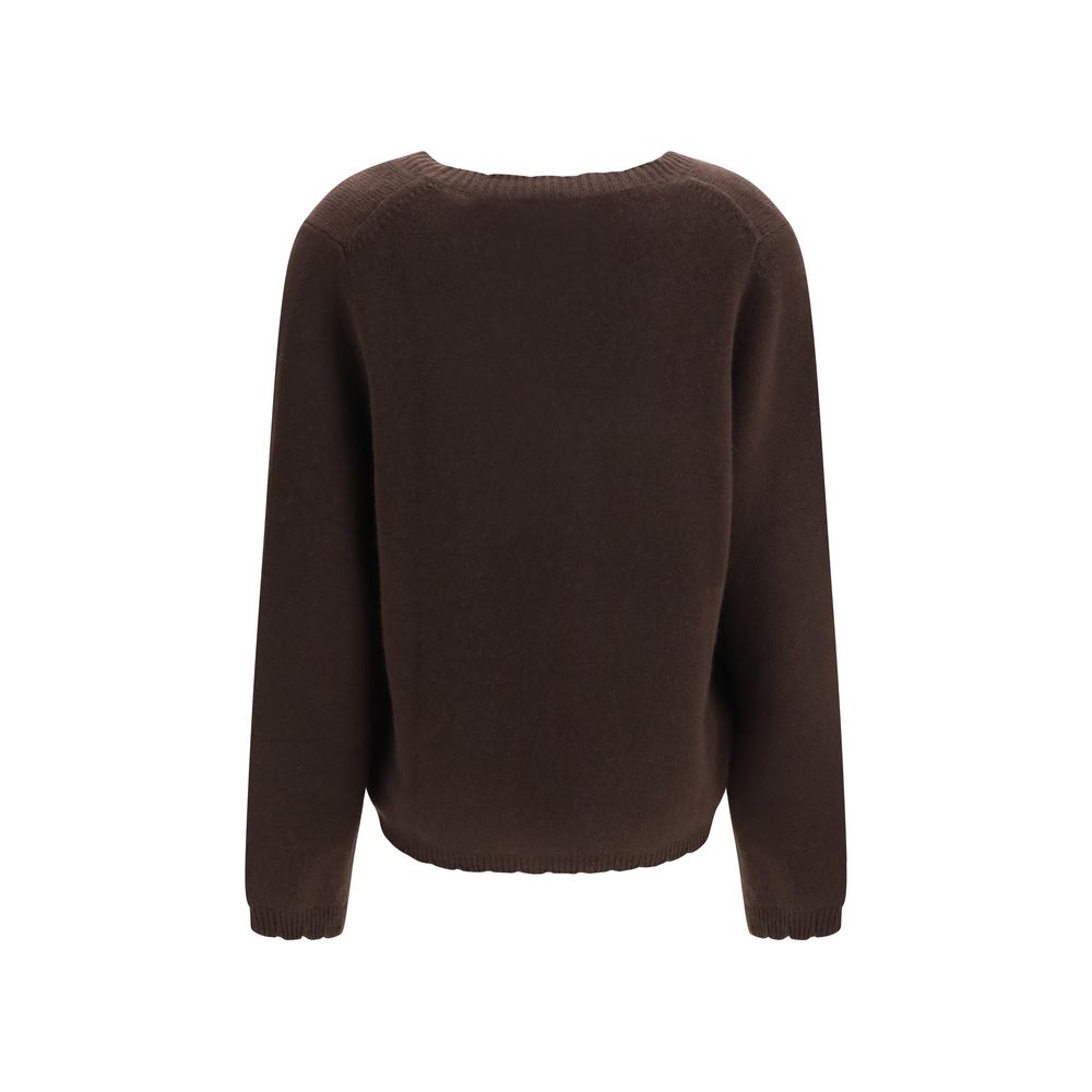 Allude Brown Cashmere Sweater | Regal Royce