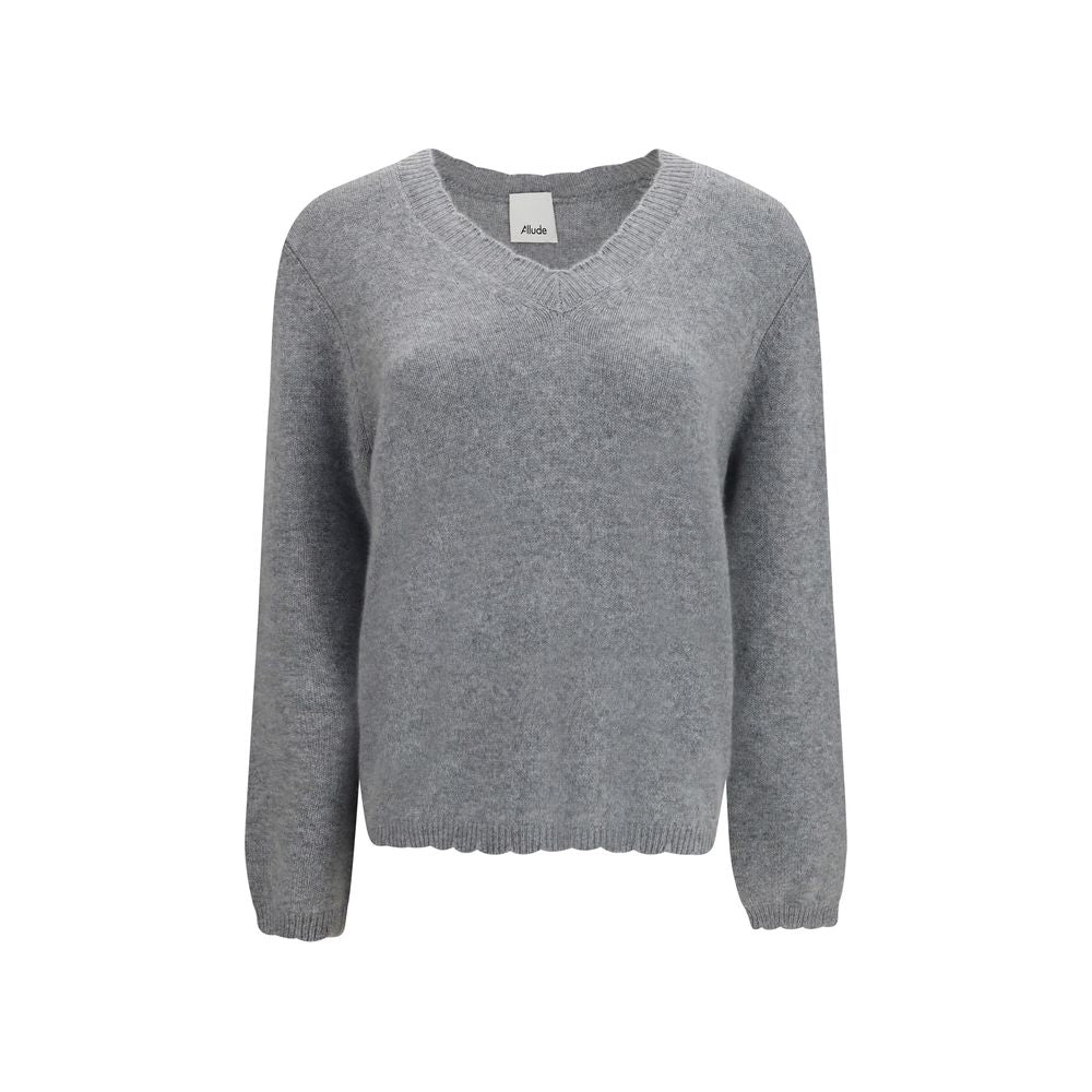 Allude Gray Cashmere Sweater | Regal Royce