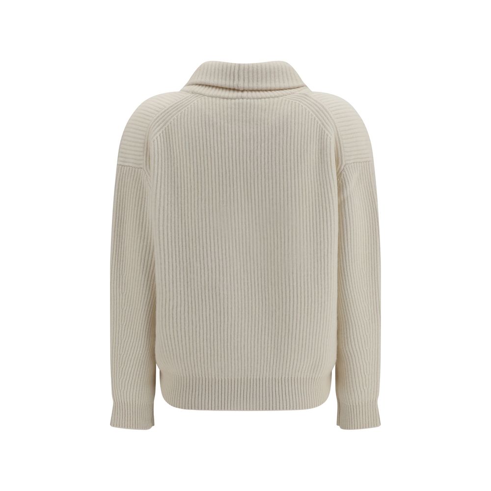 Forte_Forte White Wool Oves Aries Cardigan | Regal Royce