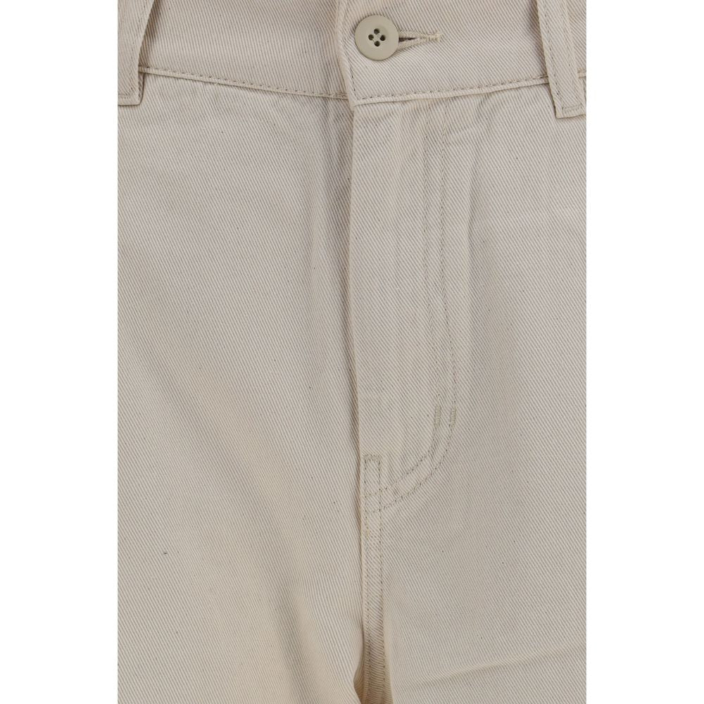 Max Mara White Cotton Casual Pants | Regal Royce