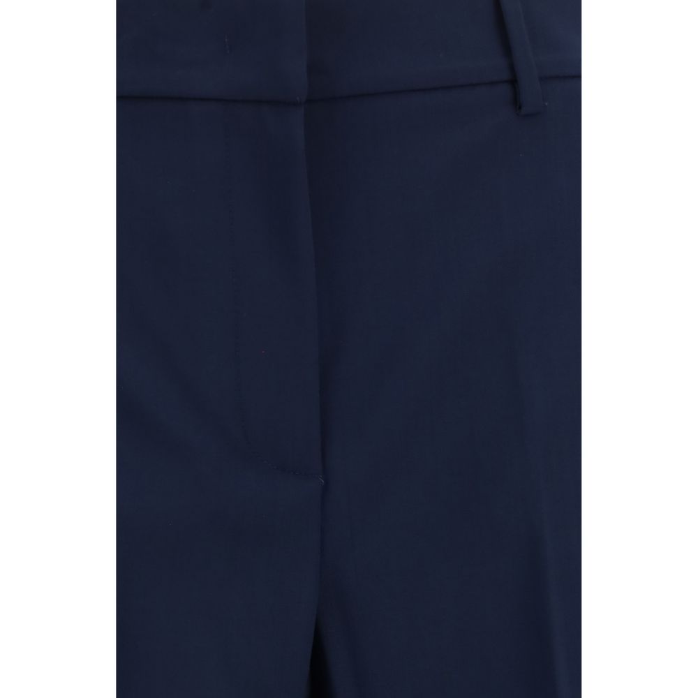 Max Mara Blue Wool Oves Aries Casual Pants | Regal Royce