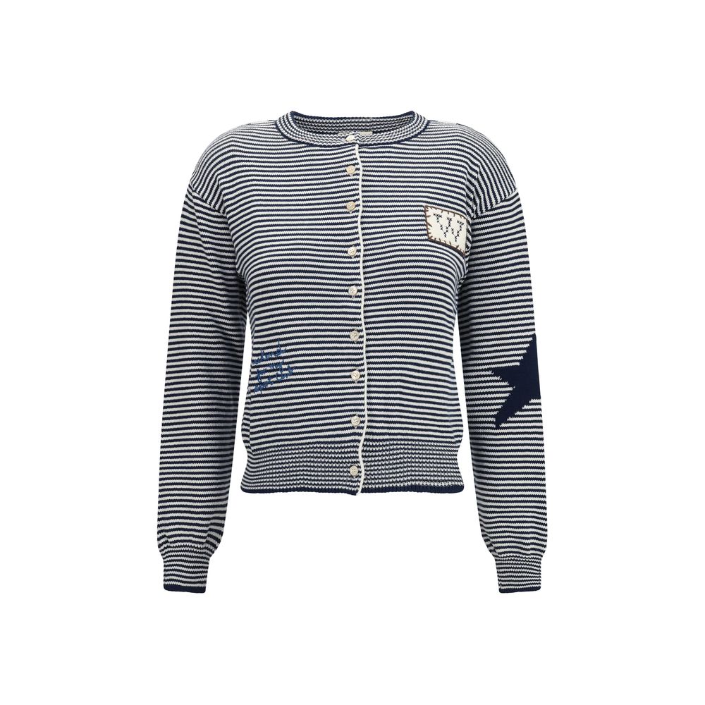 Max Mara Blue Cotton Cardigan | Regal Royce