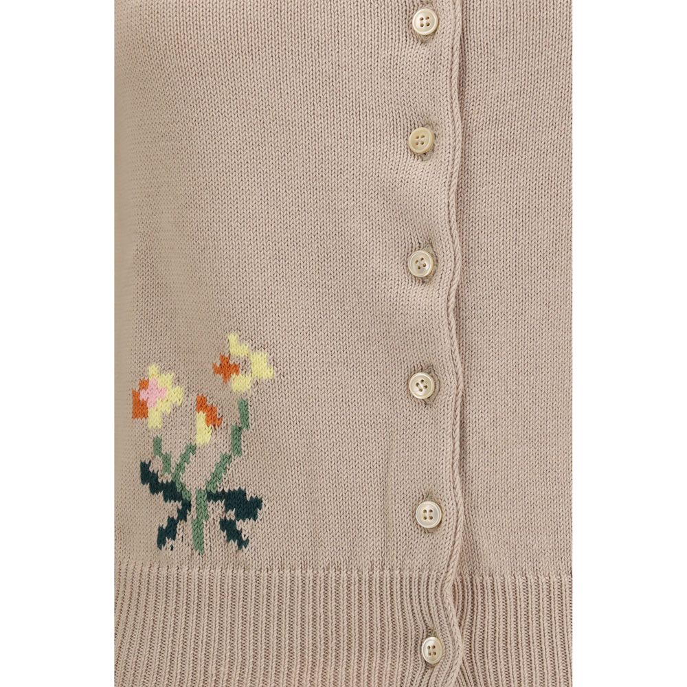 Max Mara Beige Cotton Cardigan | Regal Royce