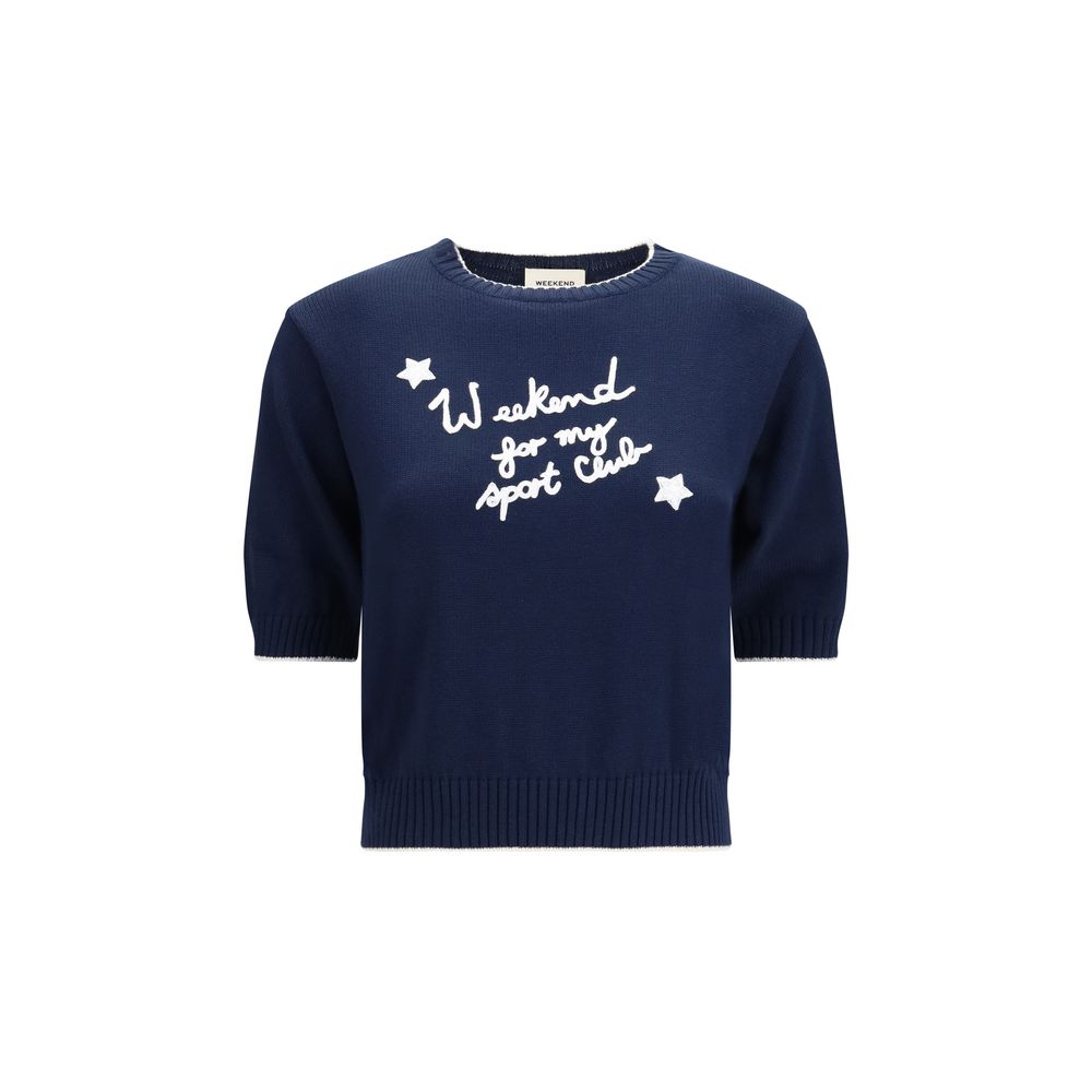 Max Mara Blue Cotton Sweatshirt | Regal Royce