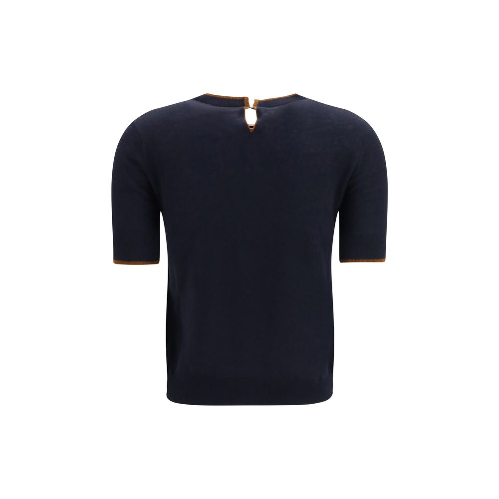Max Mara Blue Silk T-Shirt | Regal Royce