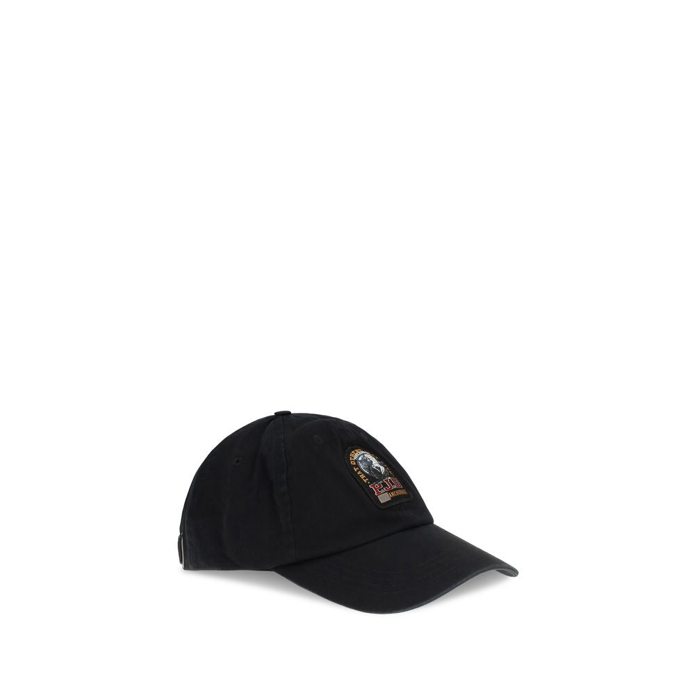 Parajumpers Black Cotton Cap (Baseball Hat) | Regal Royce