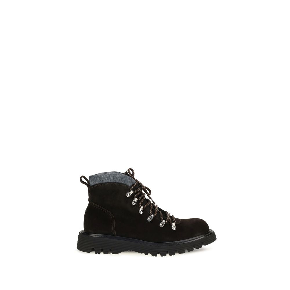 Fratelli Rossetti Brown Suede Leather Lace-Up Boots | Regal Royce