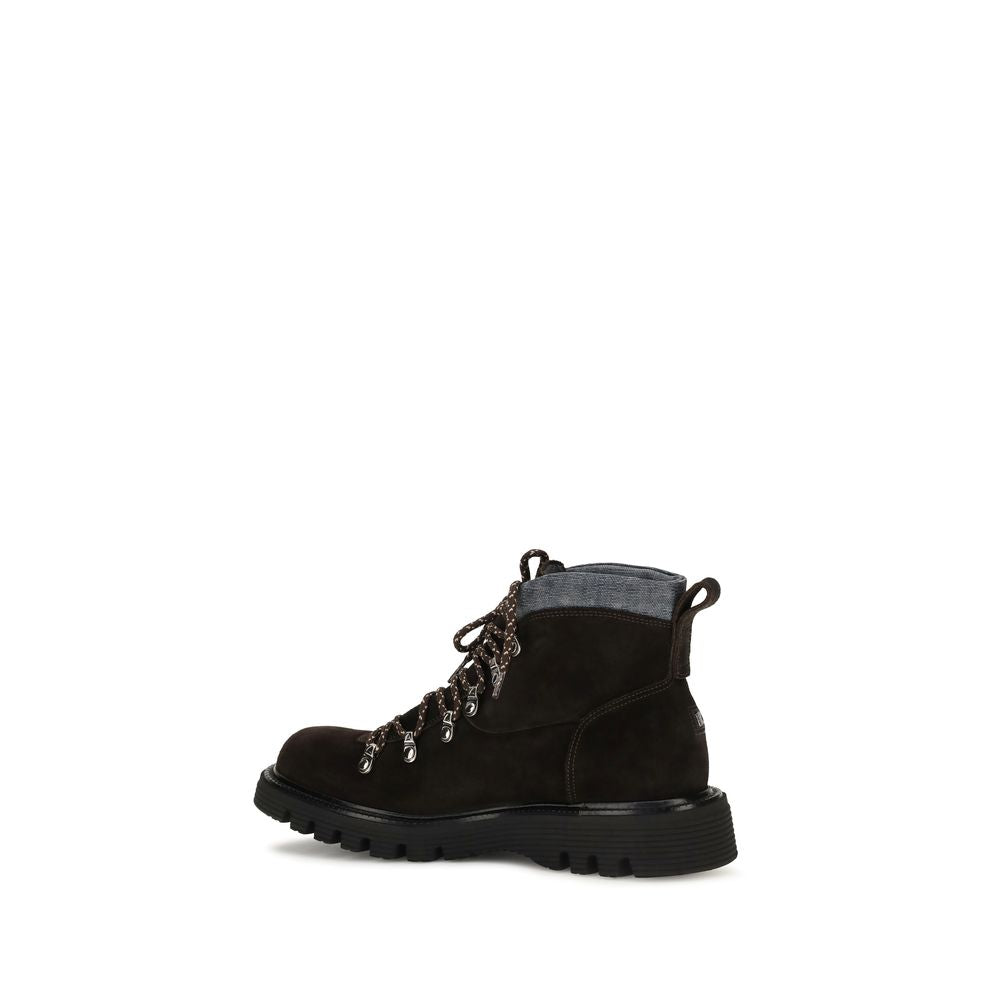 Fratelli Rossetti Brown Suede Leather Lace-Up Boots | Regal Royce