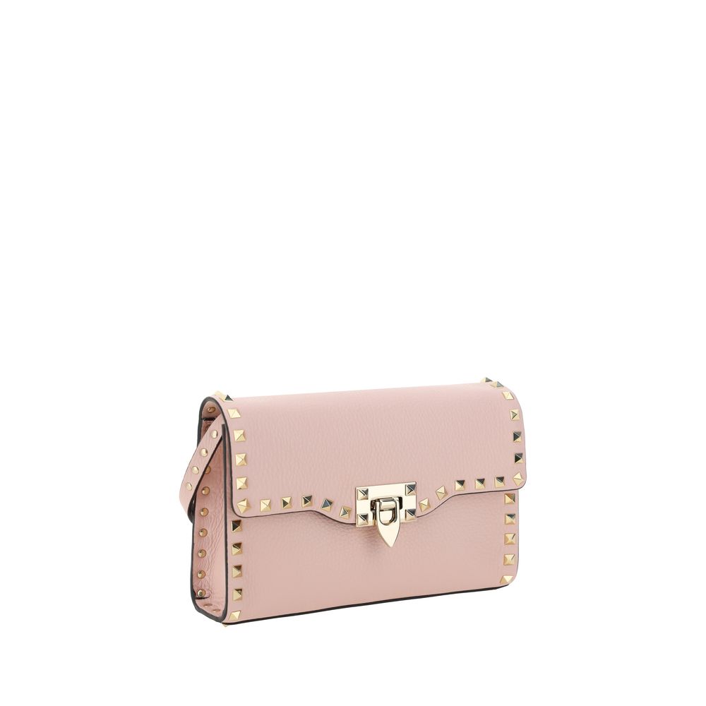 Valentino Garavani Pink Calf Leather Bos Taurus Shoulder Bag | Regal Royce