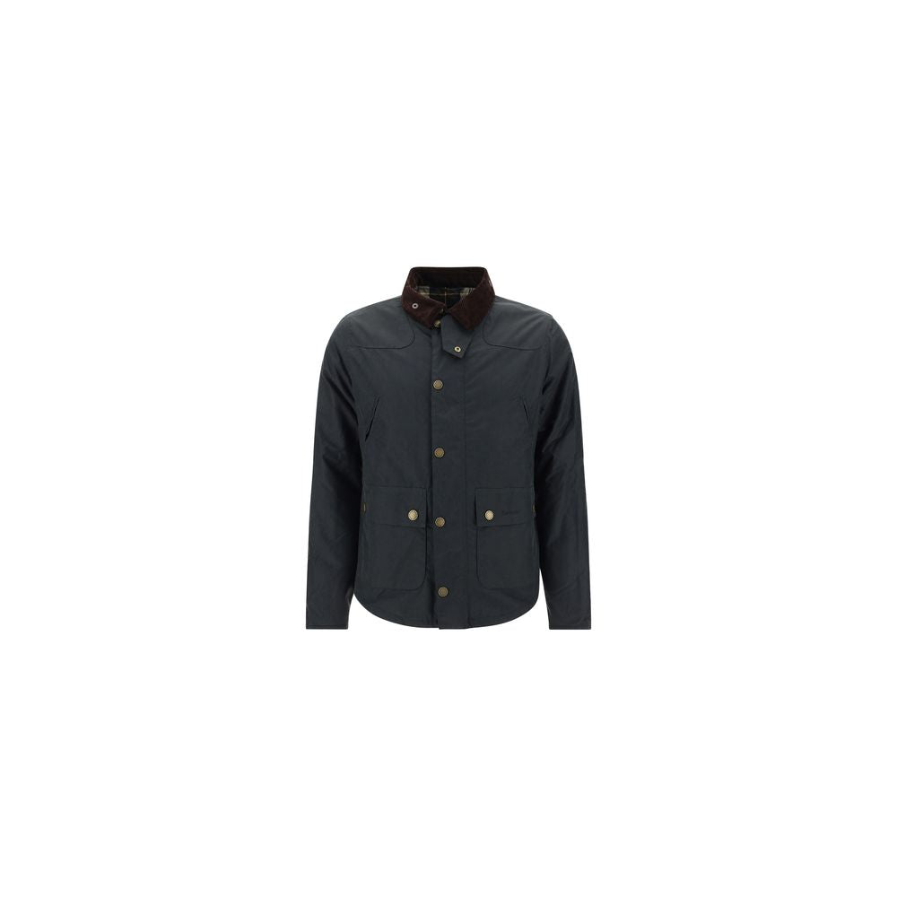 Barbour Black Cotton Full-Length Jacket | Regal Royce