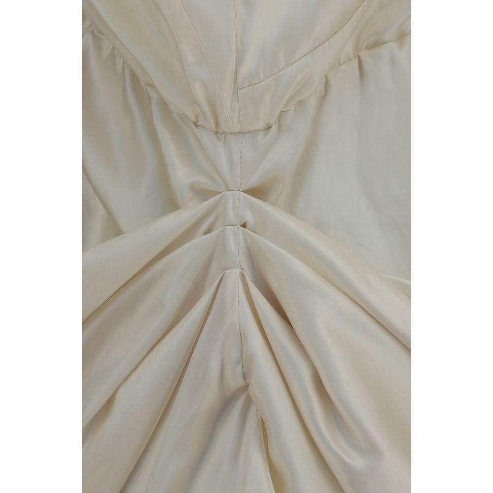 Magda Butrym Beige Viscose Cocktail Dress | Regal Royce