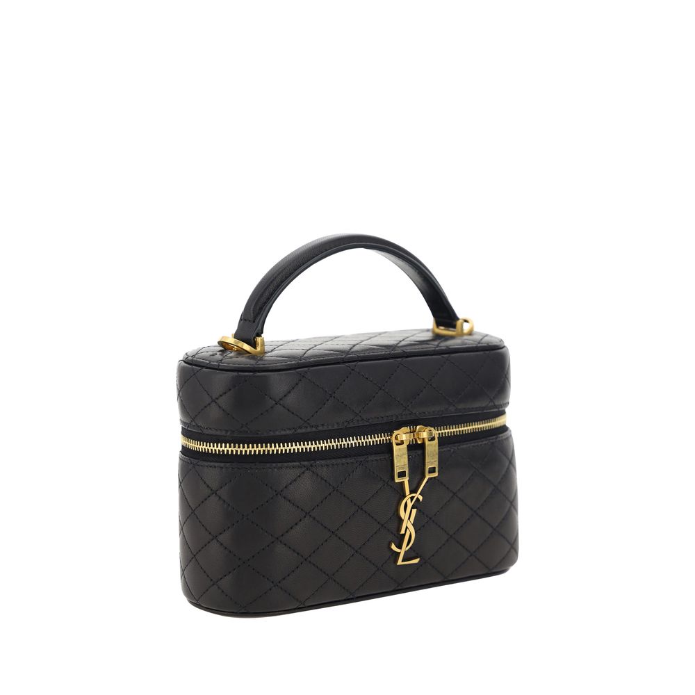 Saint Laurent Black Lamb Ovis Aries Aries Shoulder Bag | Regal Royce