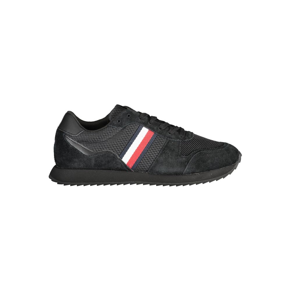 Tommy Hilfiger Nero Leather Men Sneaker | Regal Royce