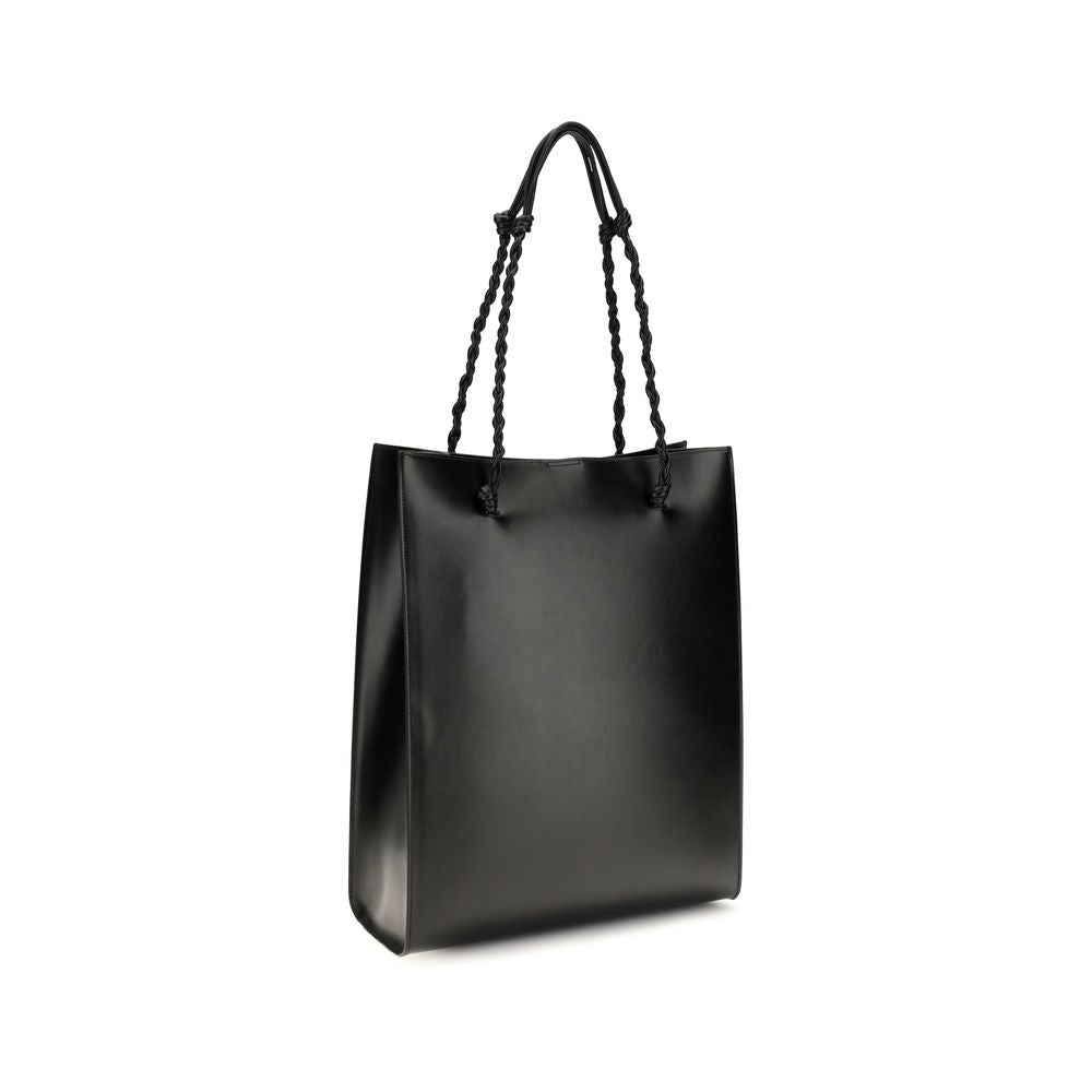 Jil Sander Black Calf Leather Bos Taurus Shoulder Bag | Regal Royce